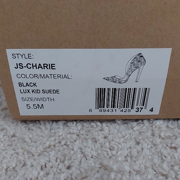 Jessica Simpson Black Suede Pumps – Size 5.5 New - Picture 9 of 10